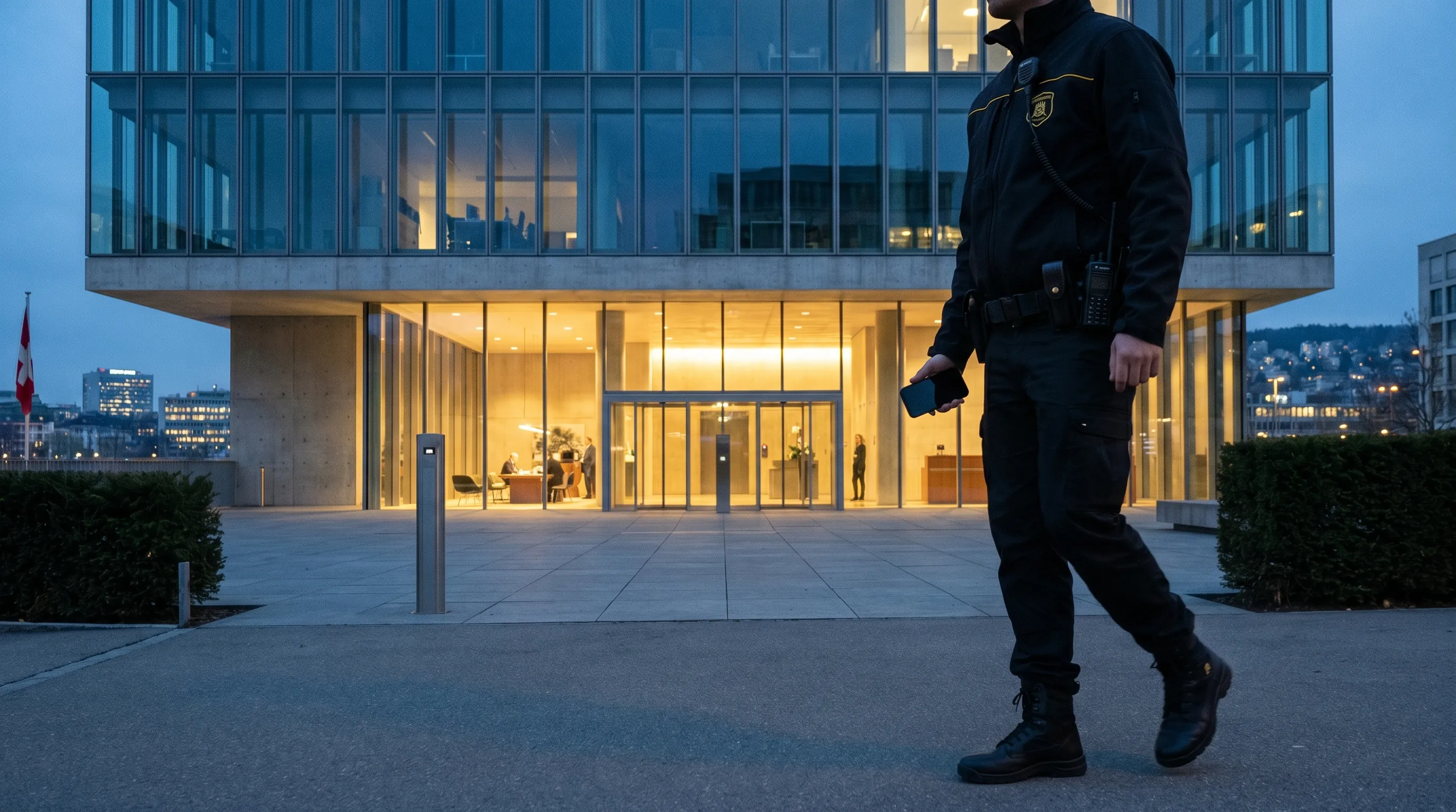 Securitas-Einsatzkräfte mit Samsung-Geräten — Knox Suite operativ