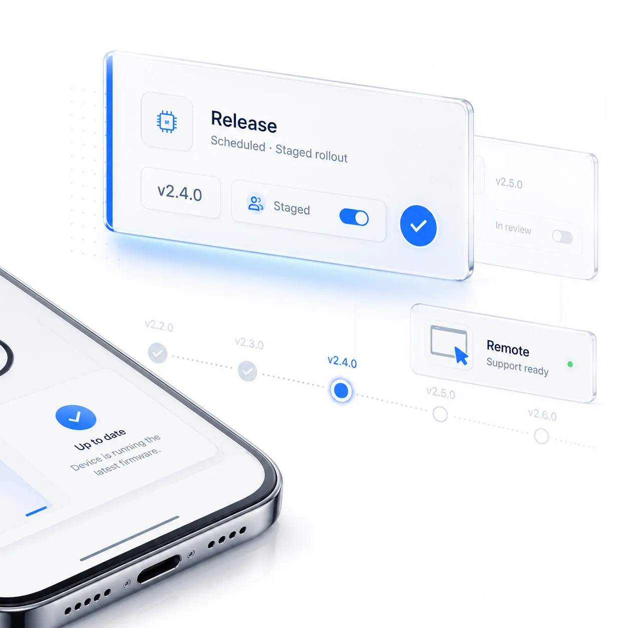 Knox E-FOTA und Remote Support: geplante Firmware-Releases über den ganzen Gerätelebenszyklus