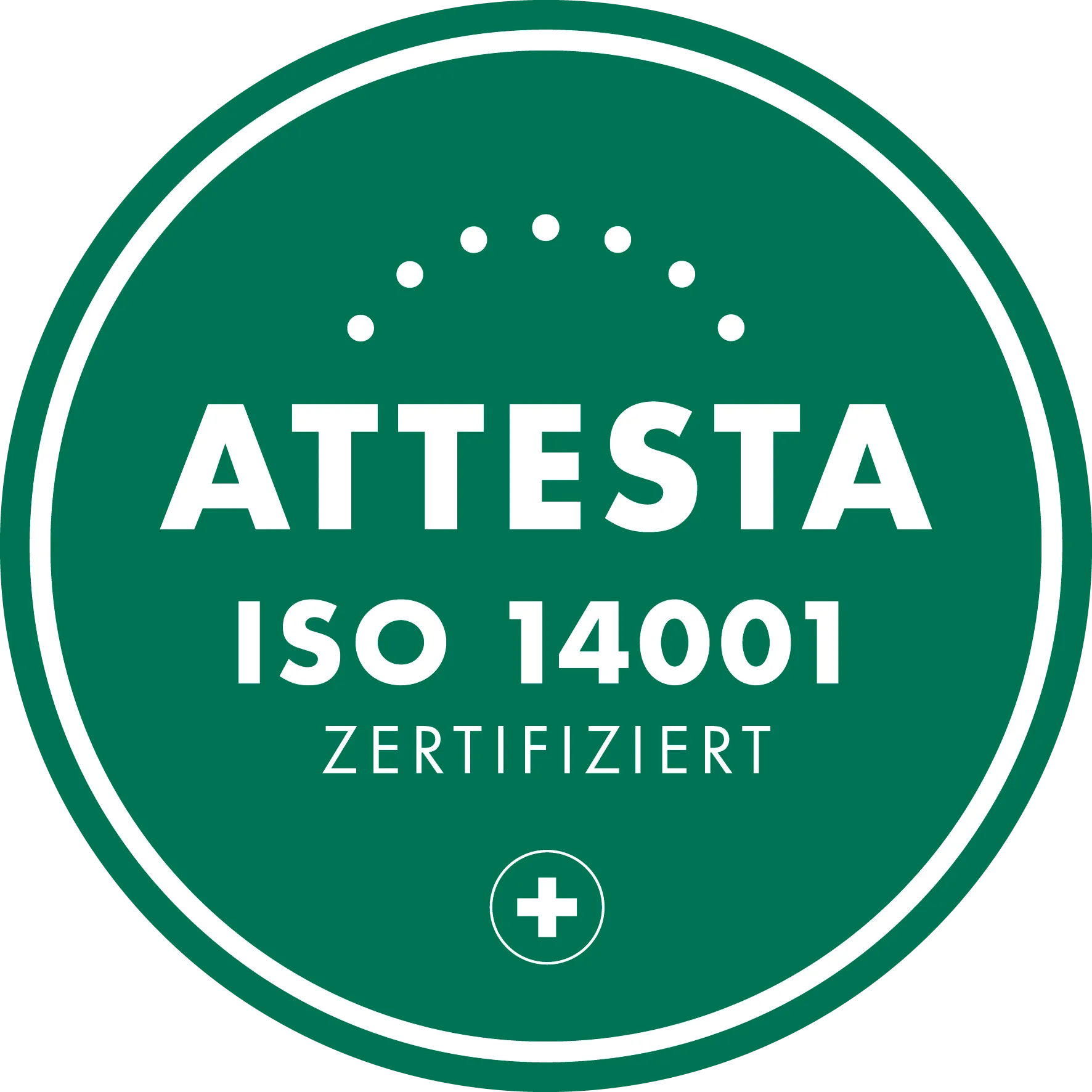 ATTESTA ISO 14001 zertifiziert